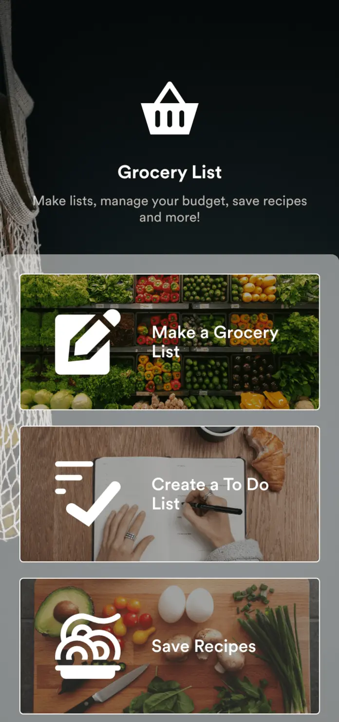 Grocery List App