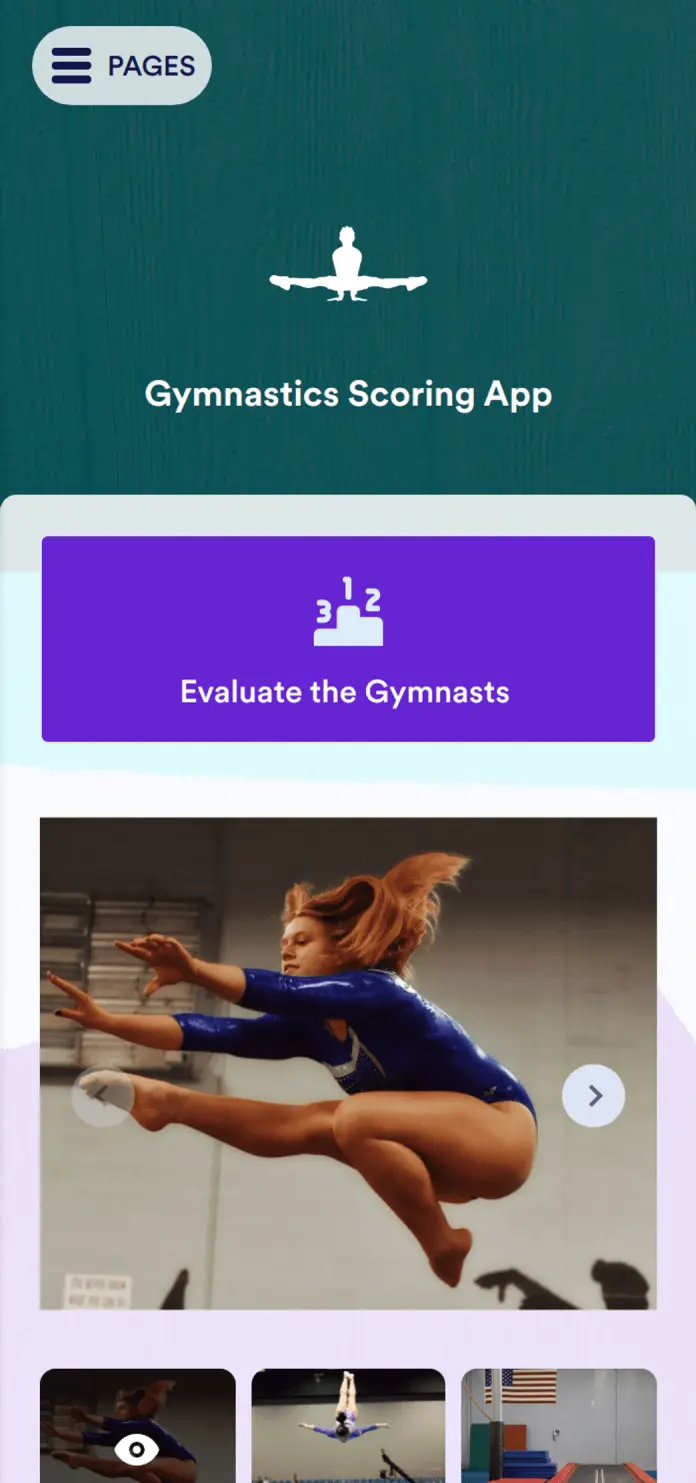 Gymnastics Scoring App