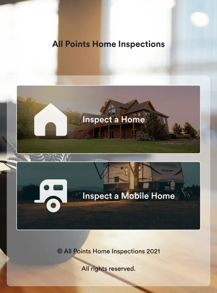 Home Inspection Checklist App