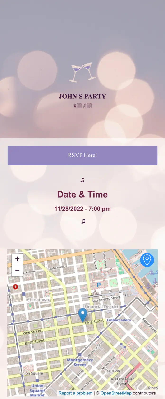 Invitation App