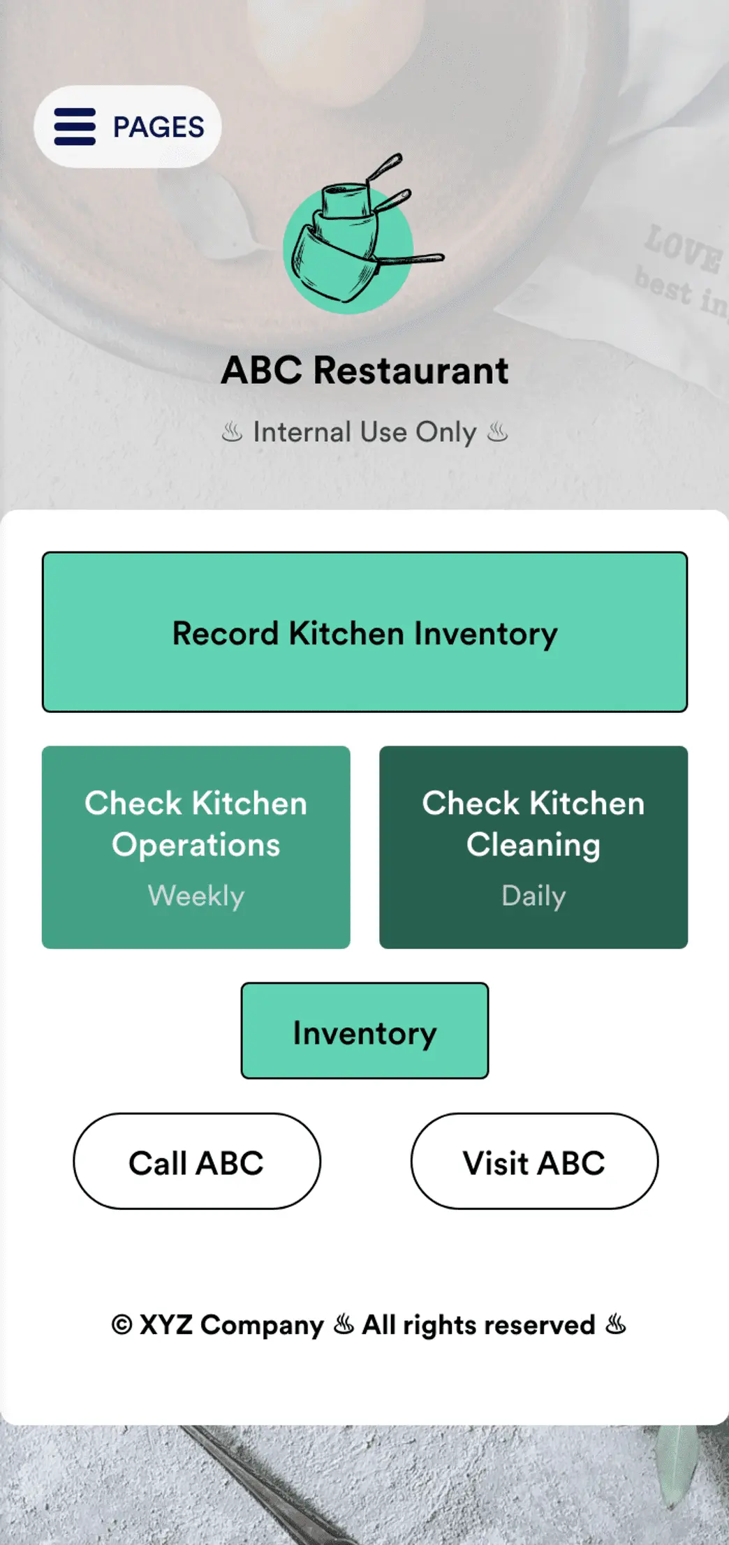 Kitchen Inventory App