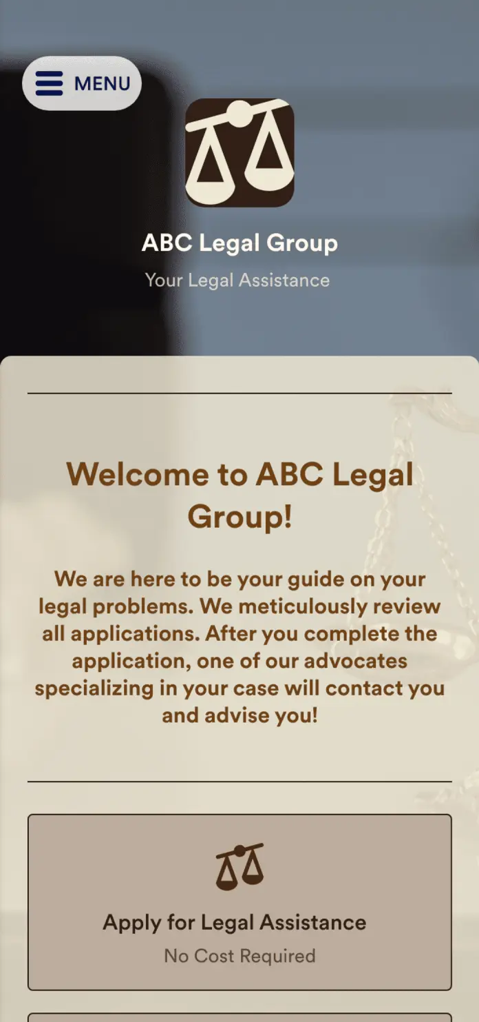 Legal Advice App