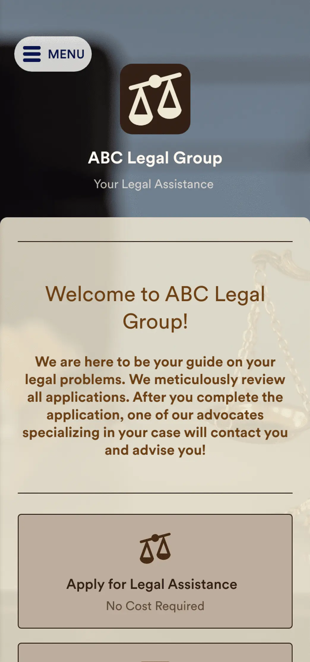 Legal Advice App