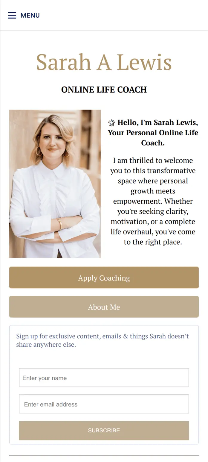 Life Coach App