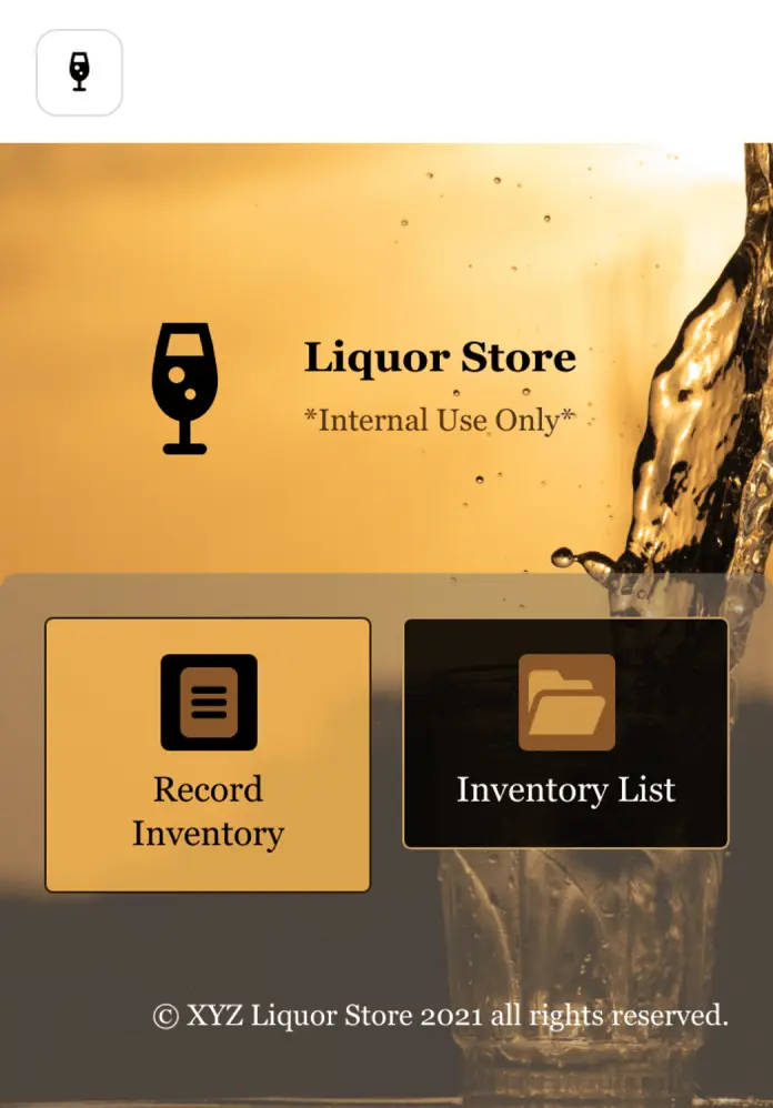 Liquor Inventory App