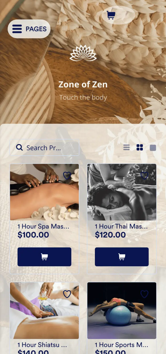 Massage Booking App