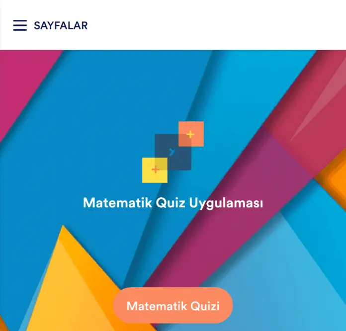 Matematik Quiz Uygulaması