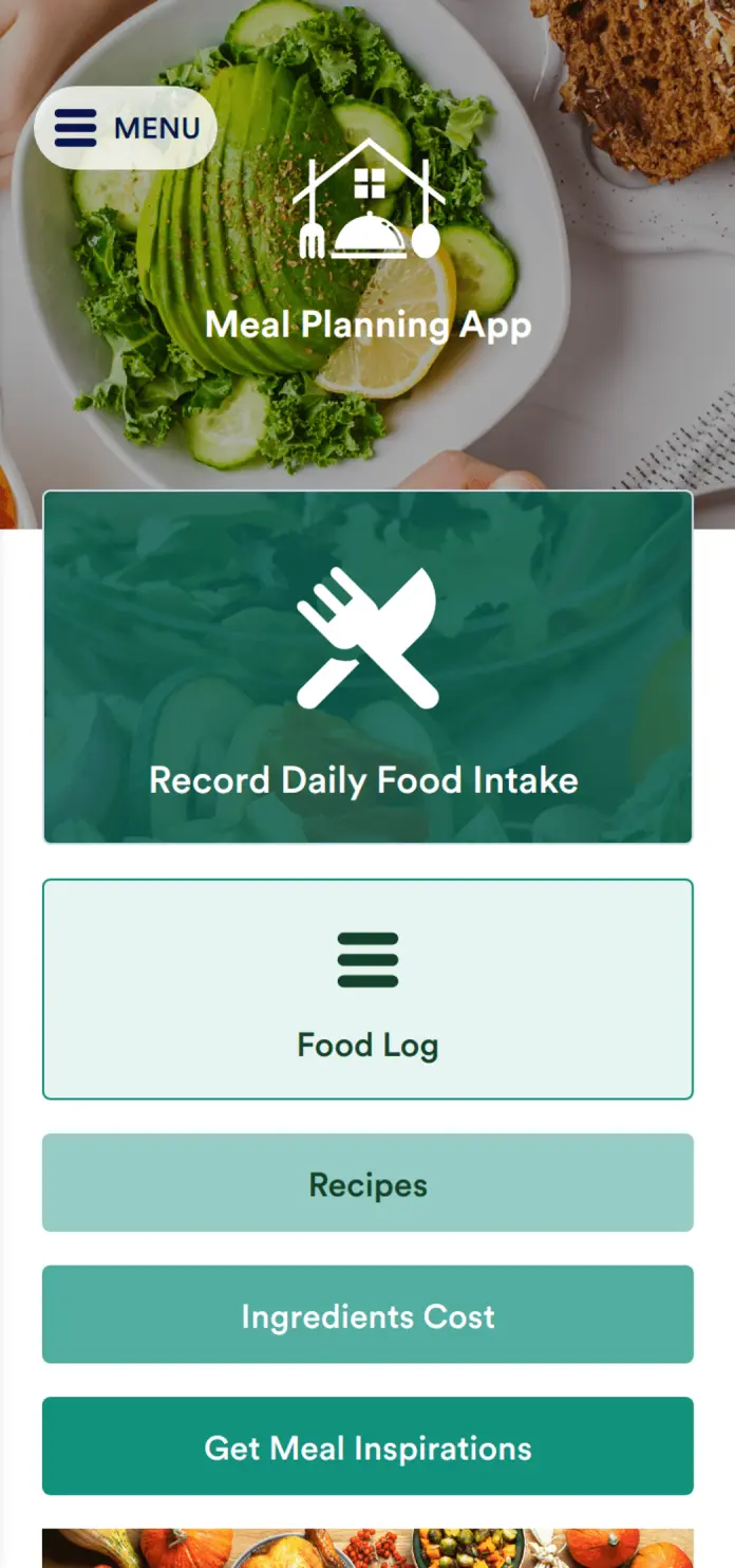 Meal Planning App