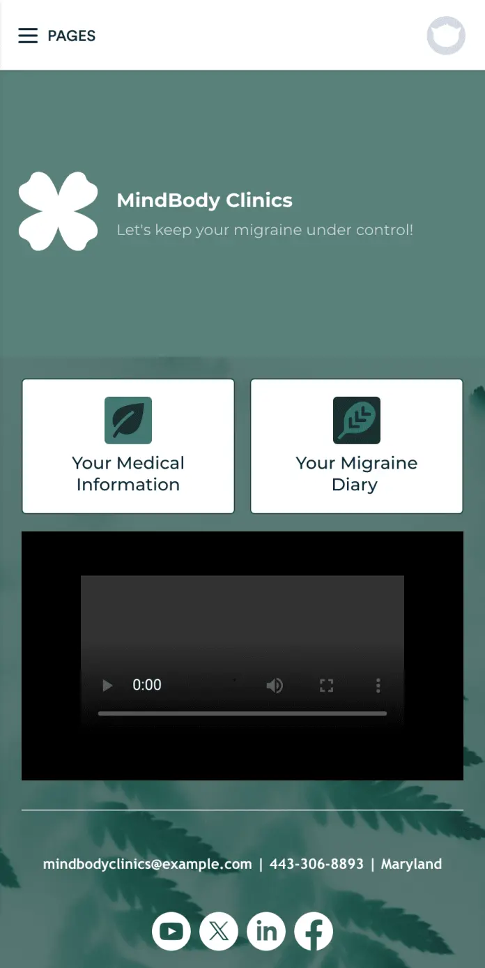 Migraine Diary App