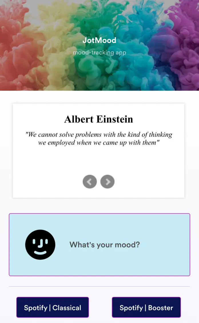 Mood Tracker App