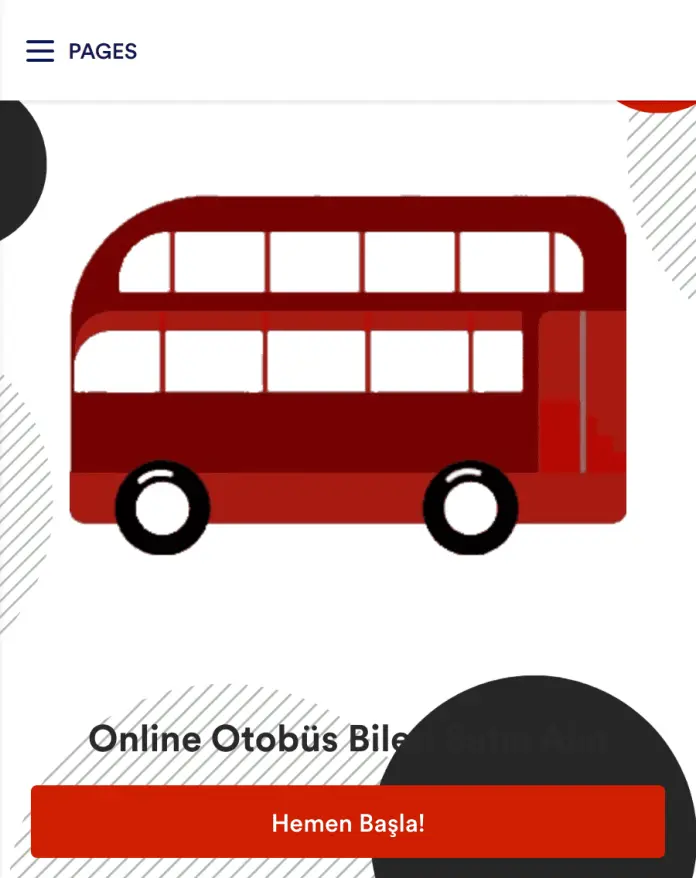 Online Otobüs Bileti Satın Alım Uygulaması