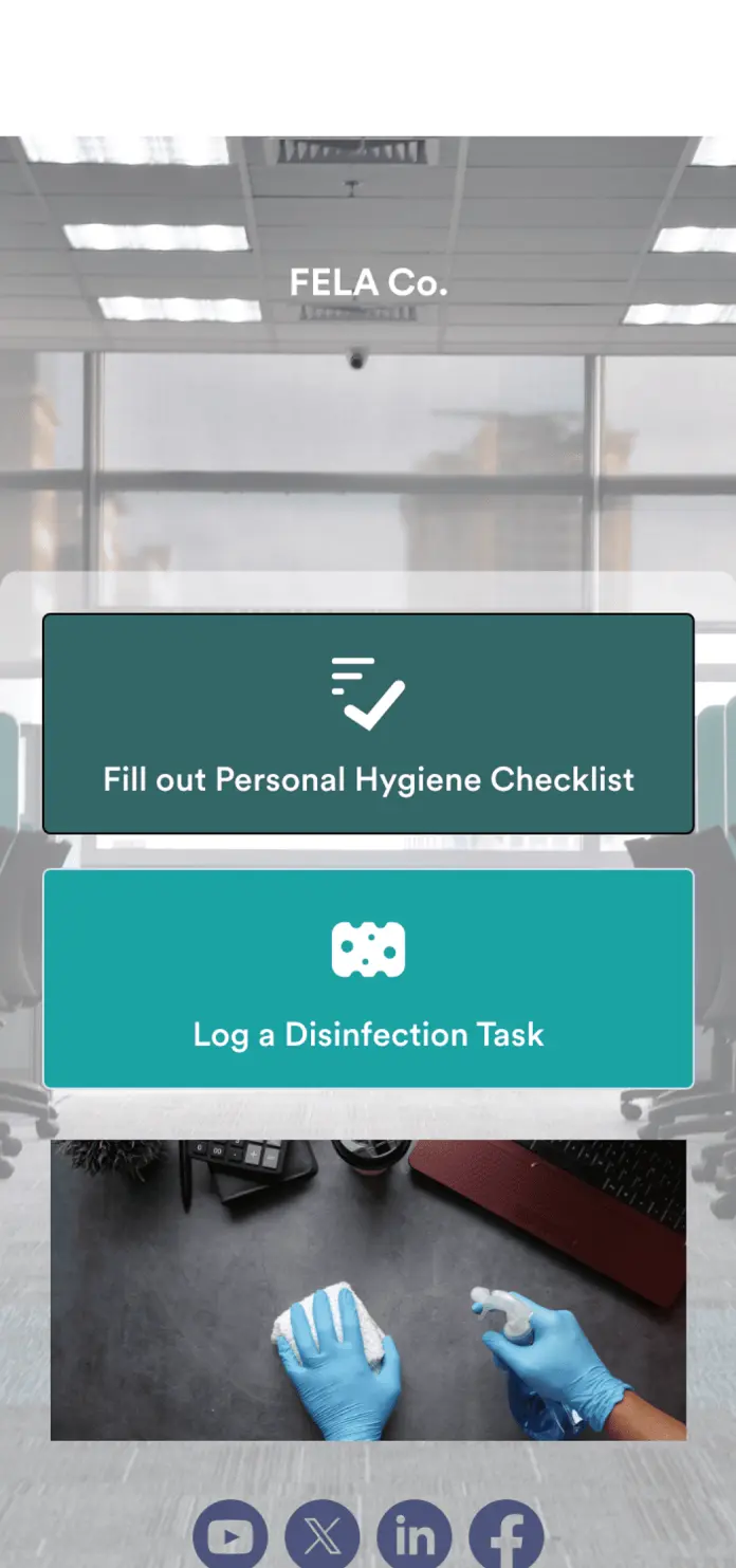 Personal Hygiene Checklist App