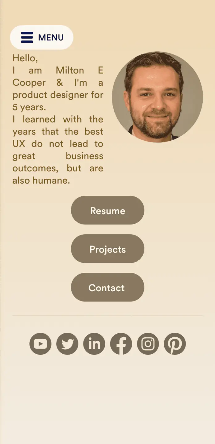 Personal Portfolio App