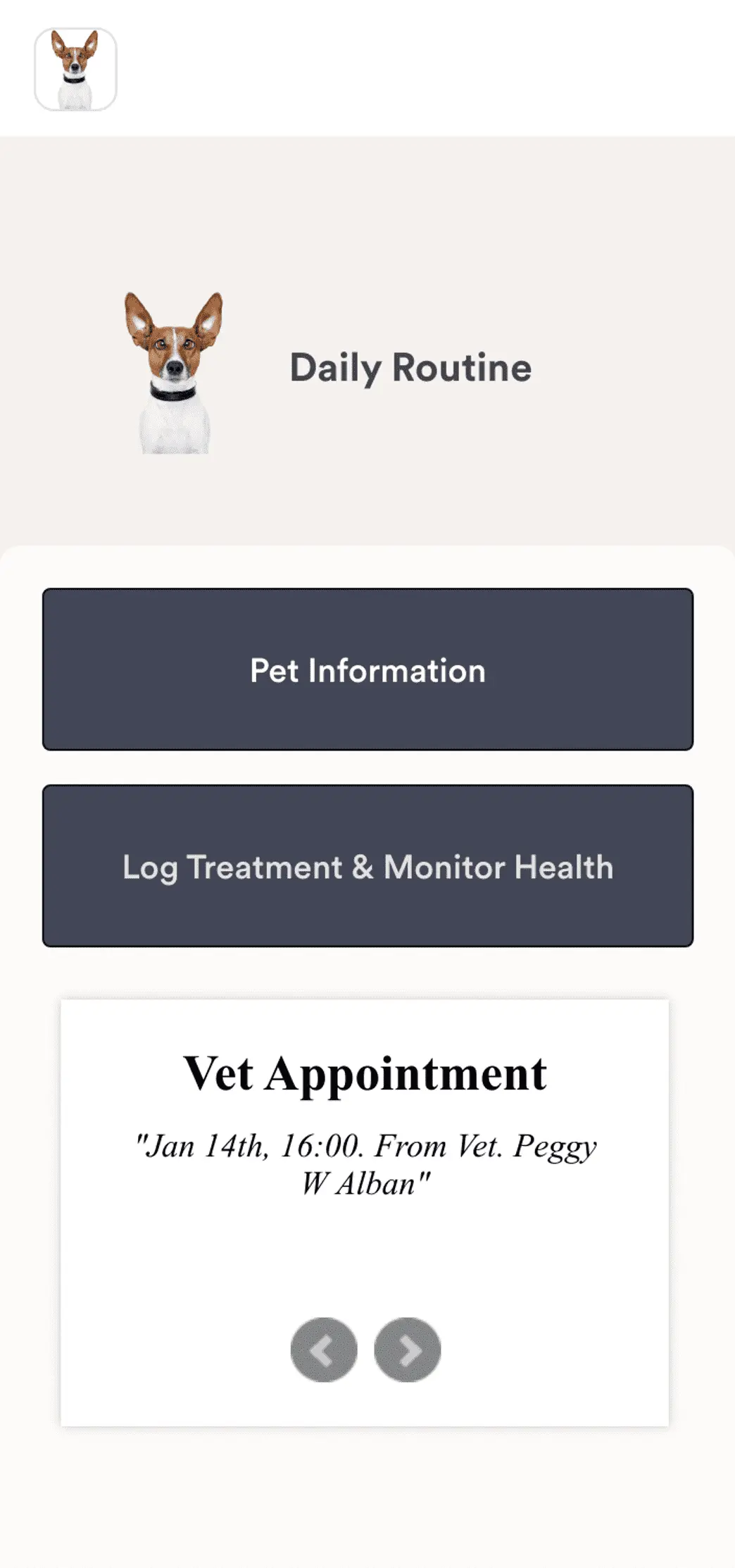 Pet Care Service App