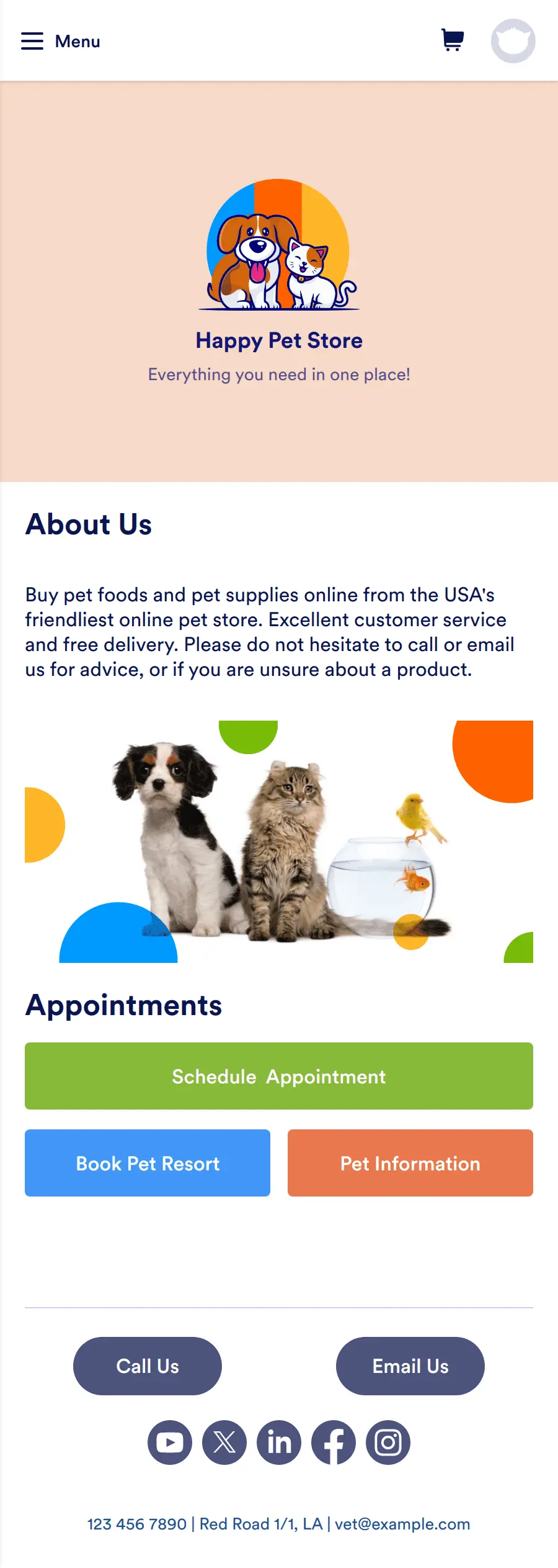 Pet seller outlet online