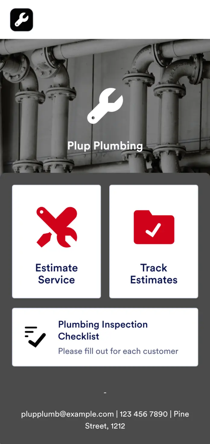 Plumbing Work Order App