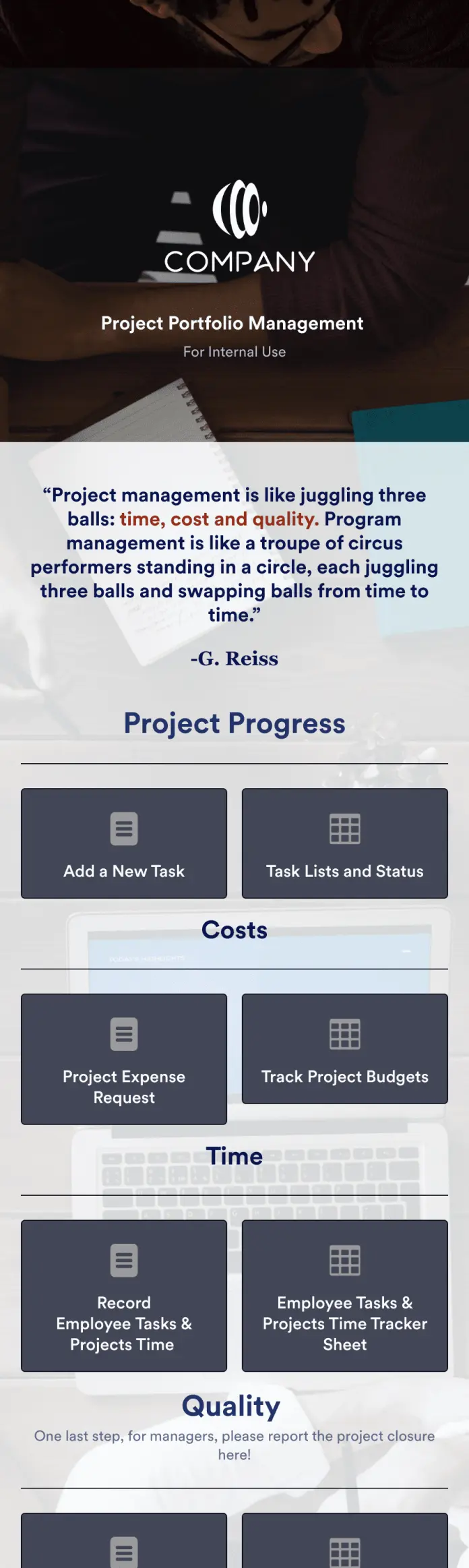 Project Portfolio Management App