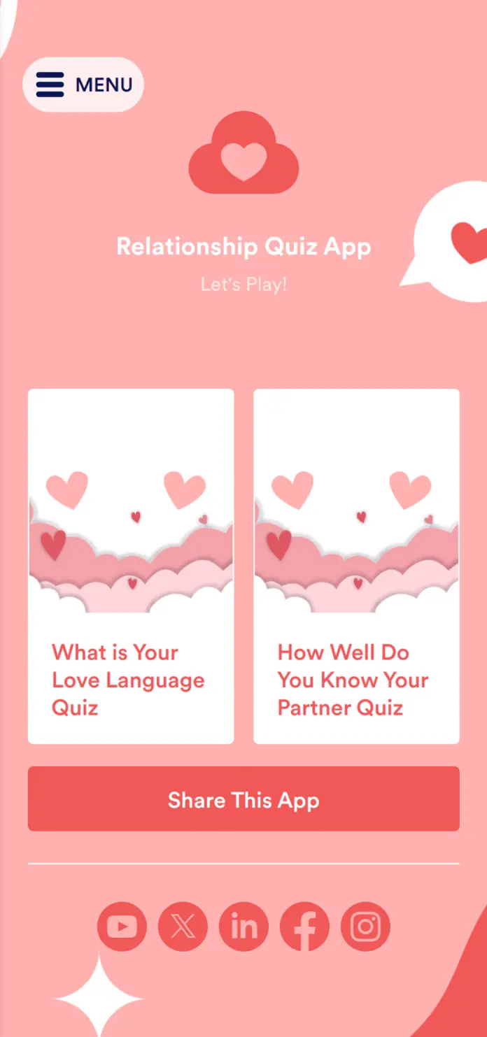 Relationship Quiz App