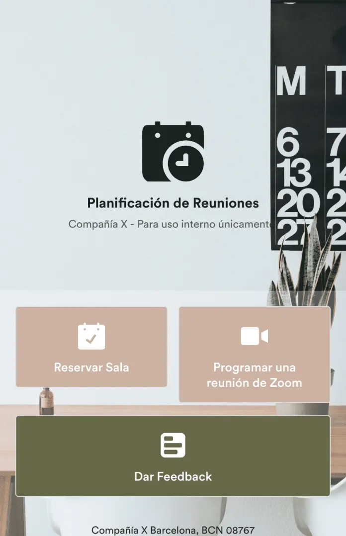 Reservas de Salas de Reuniones App