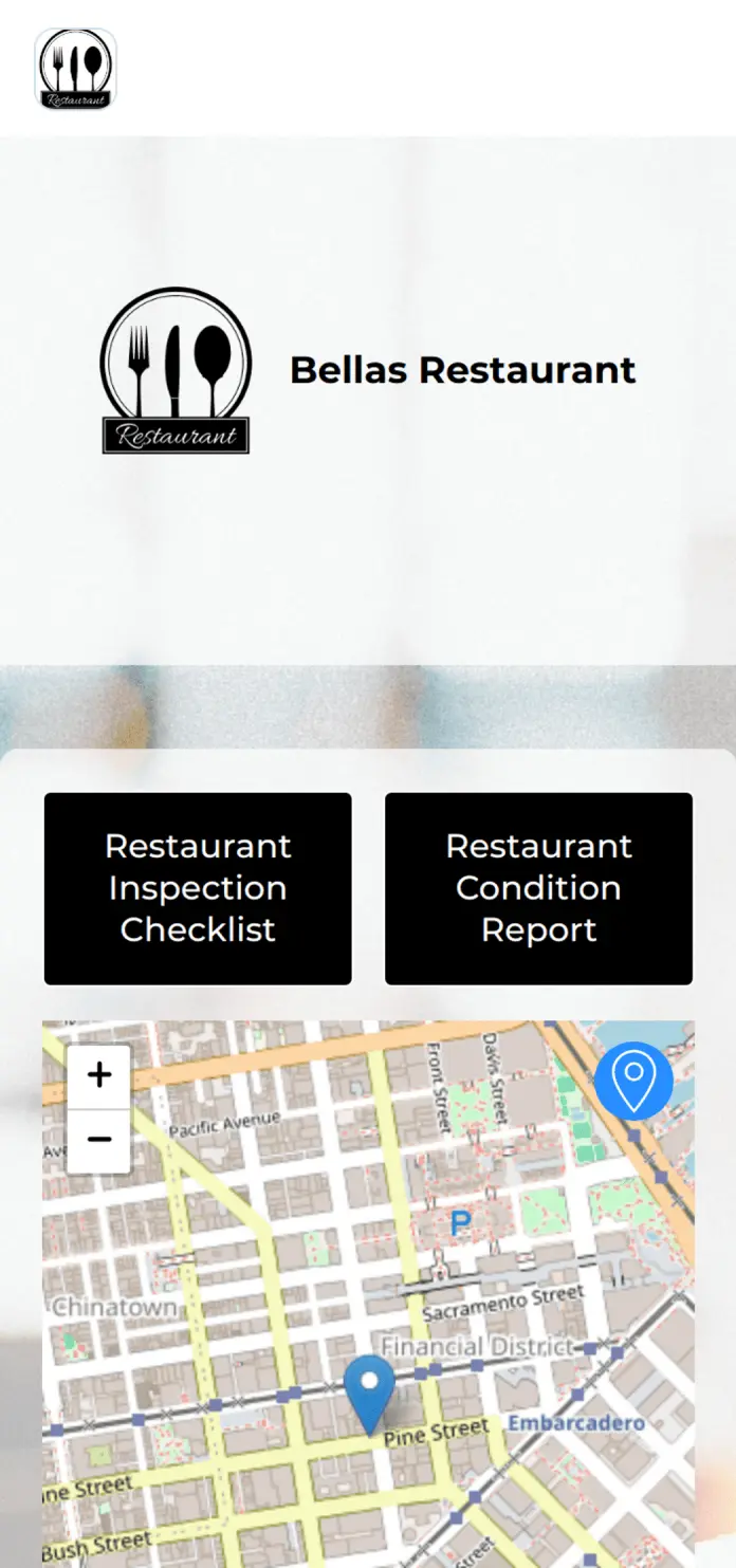 Restaurant Health Inspection App