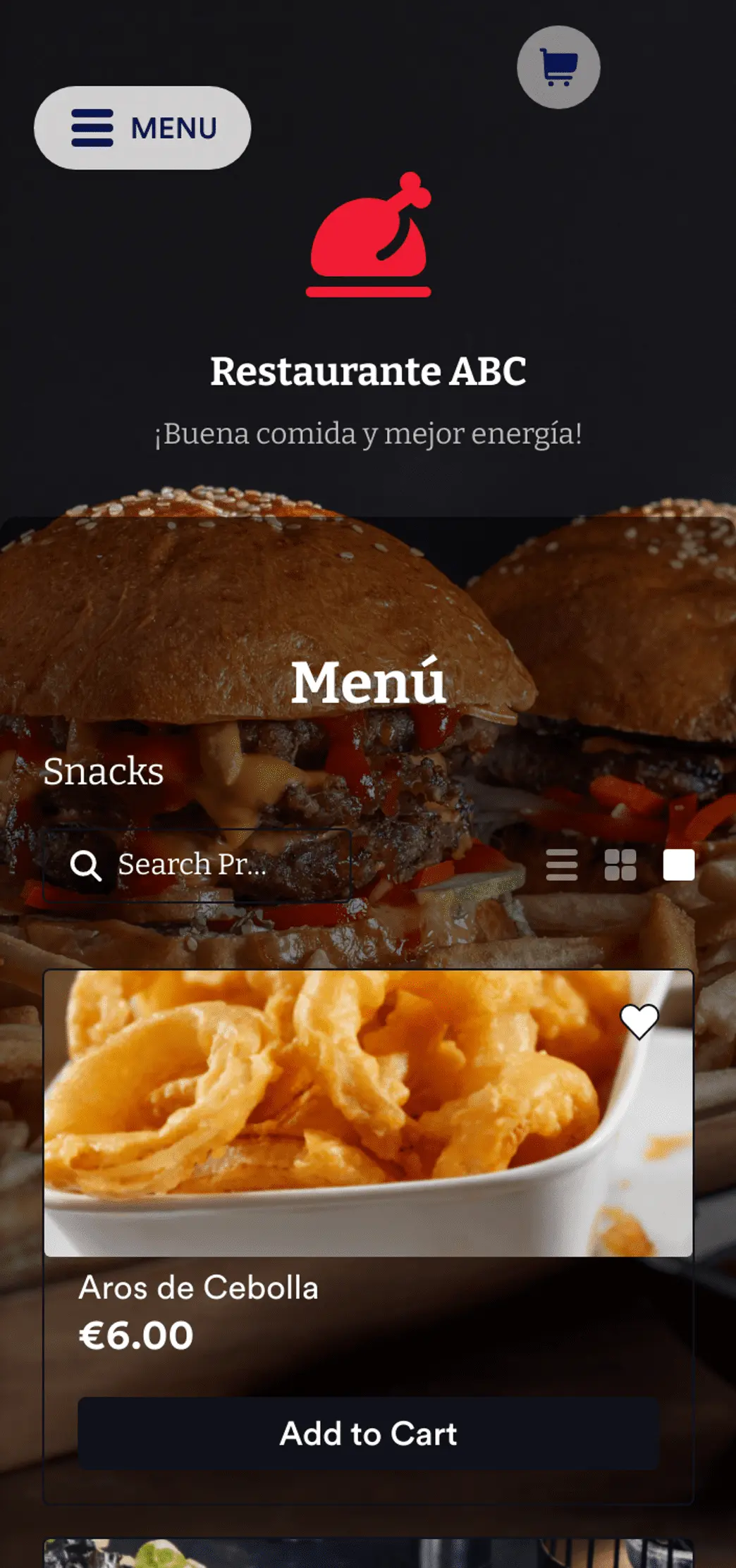 Restaurante Móvil App