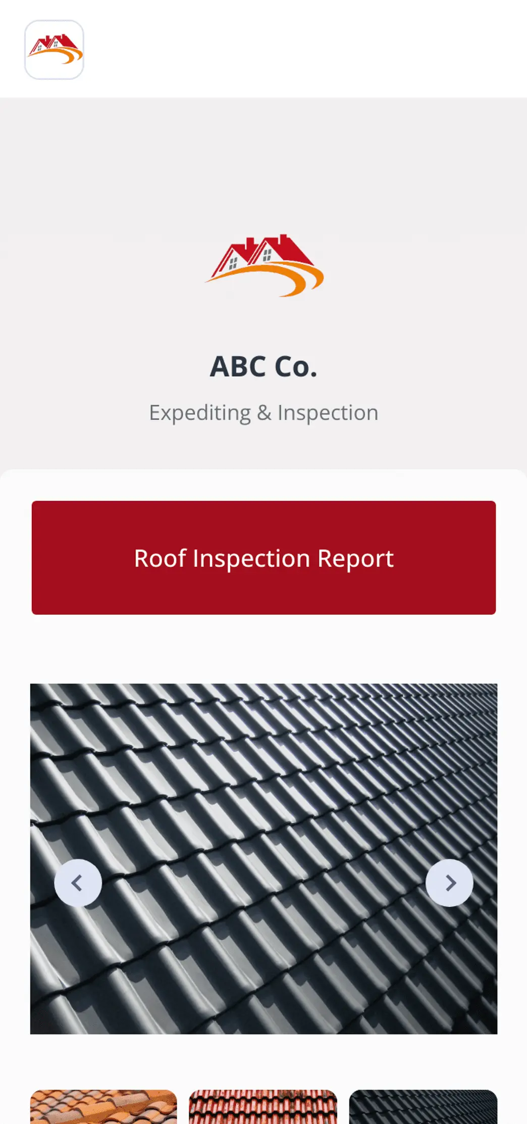 Roof Inspection App