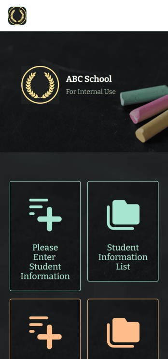 School Management App Template