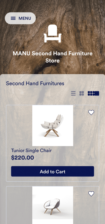 Second Hand Furniture App Template