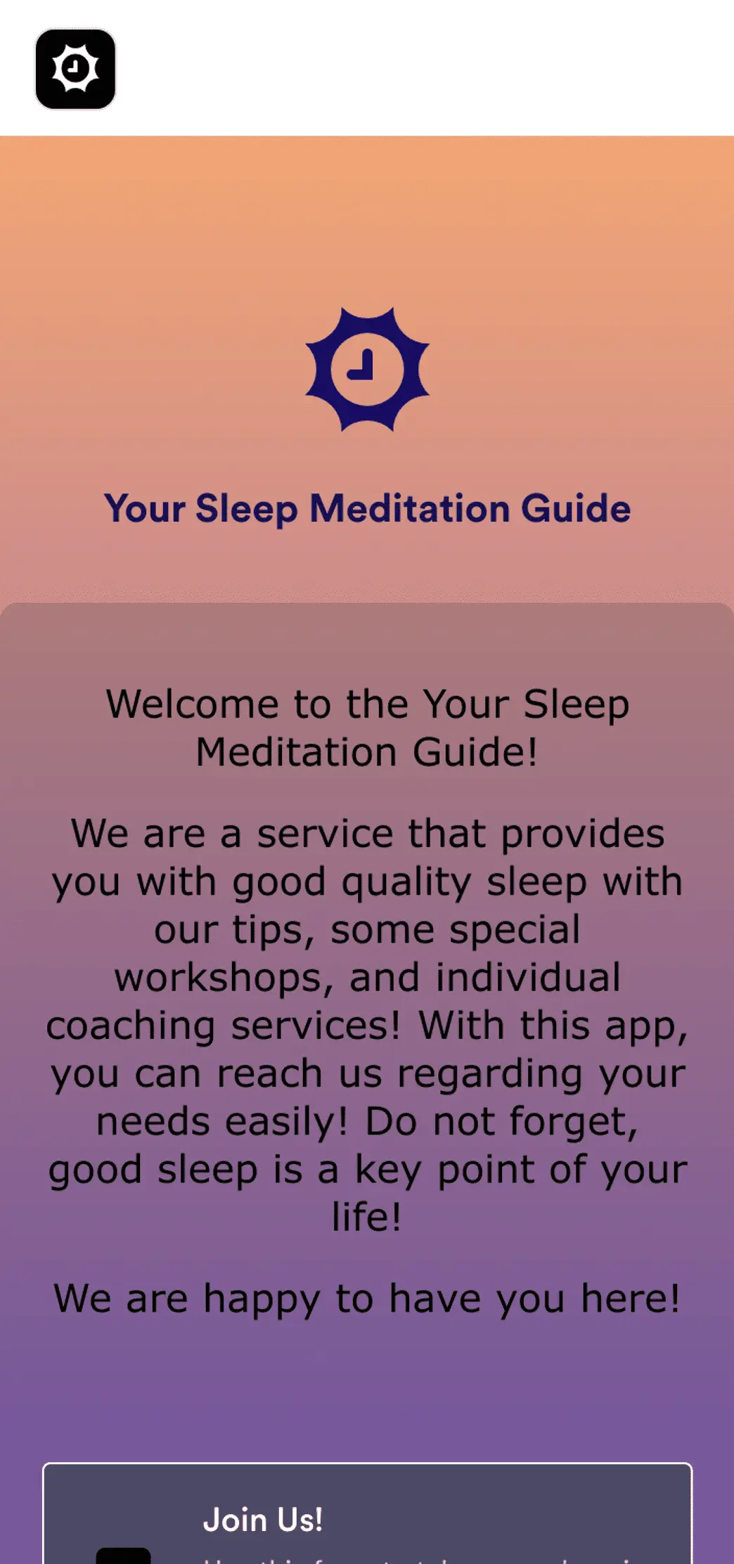 Sleep Meditation App