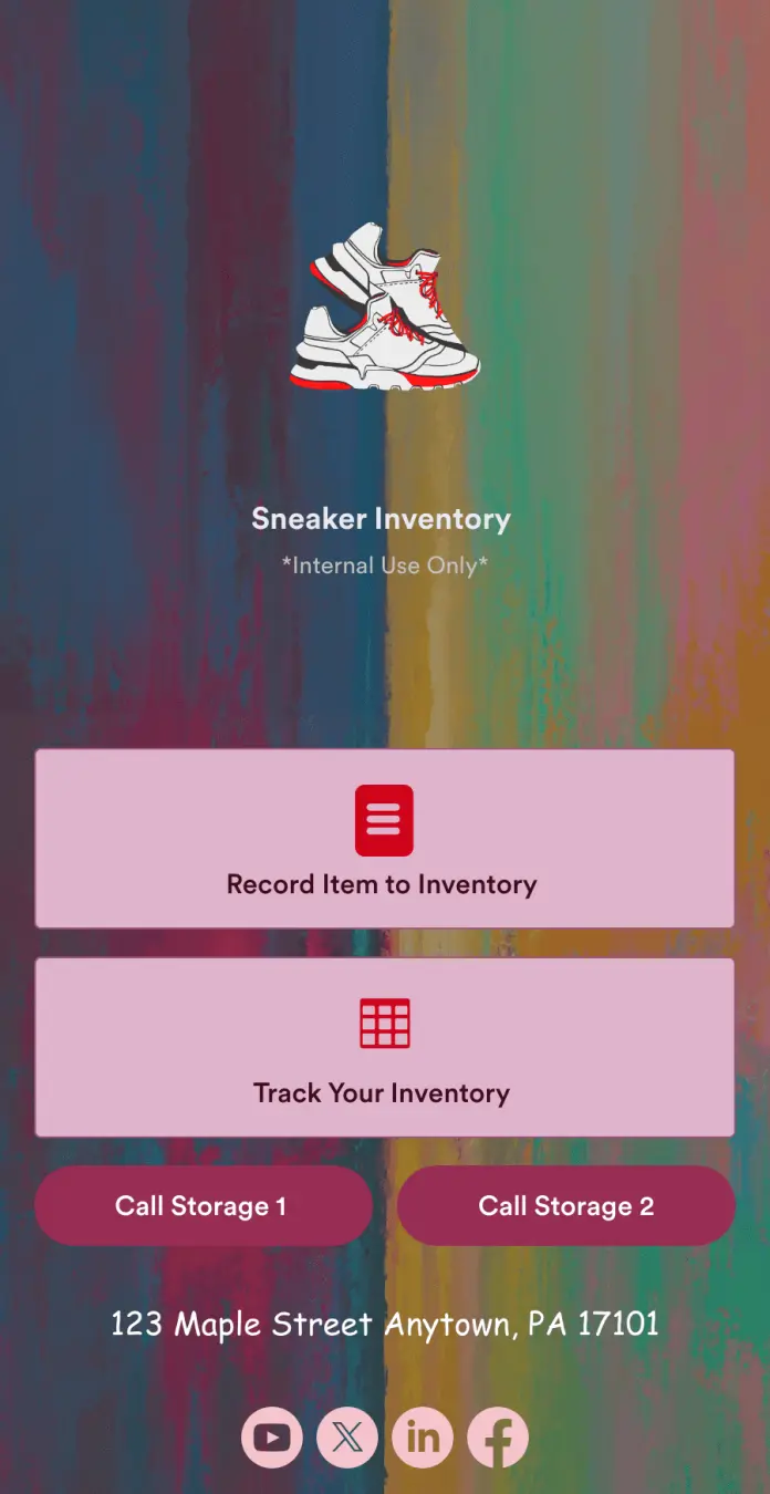 Sneaker Inventory App