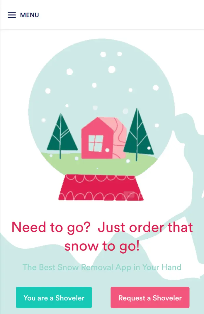 Snow Shoveling App