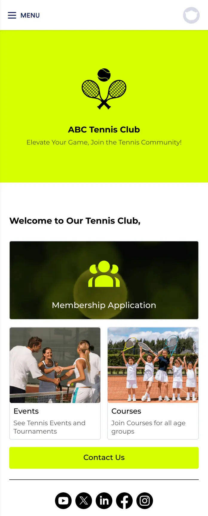 Tennis Club Software