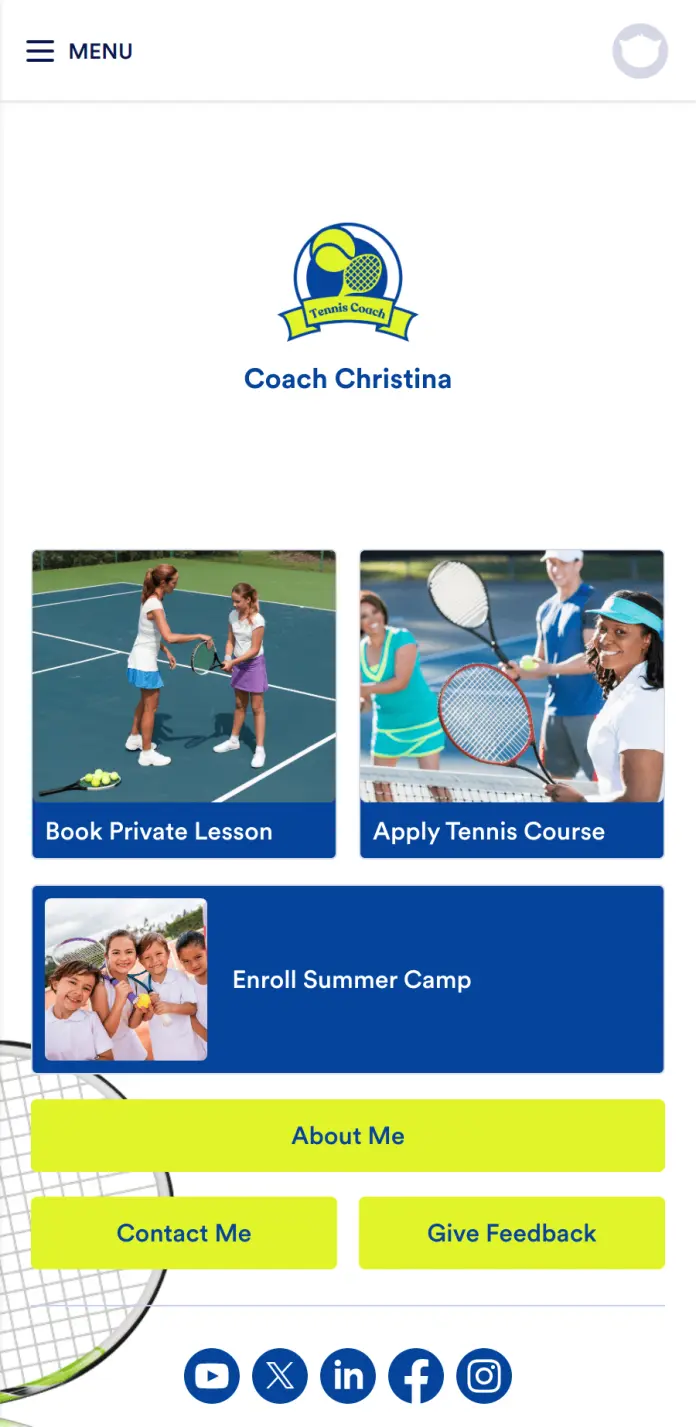 Tennis Coach App