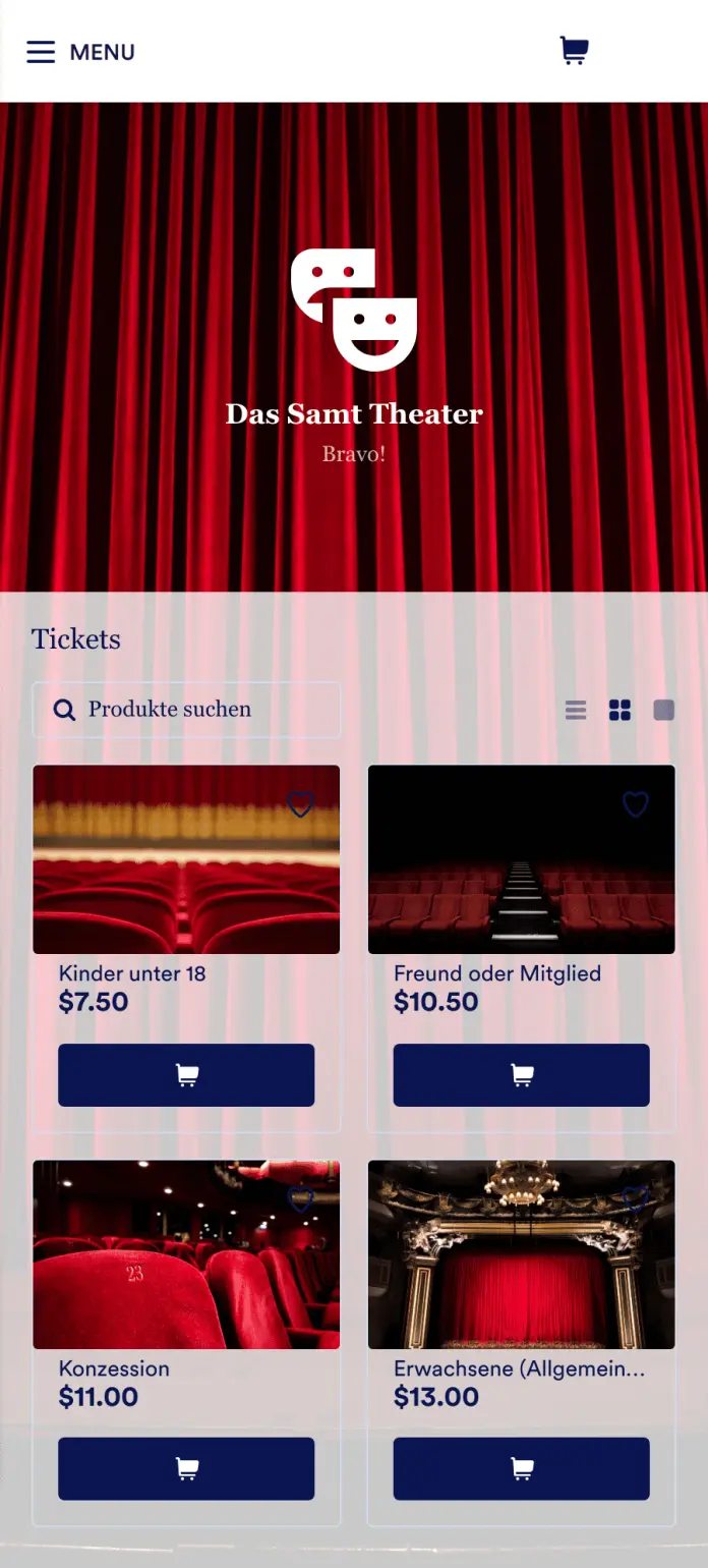 Ticket Verkauf App