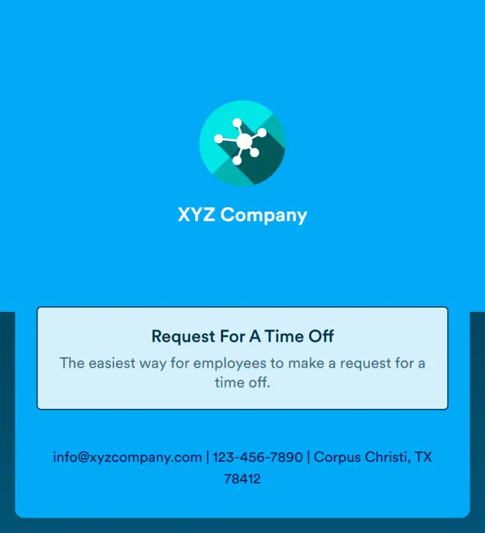 Time Off Request App