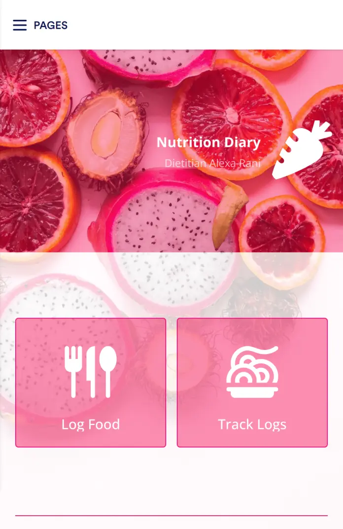 Track Nutrition App