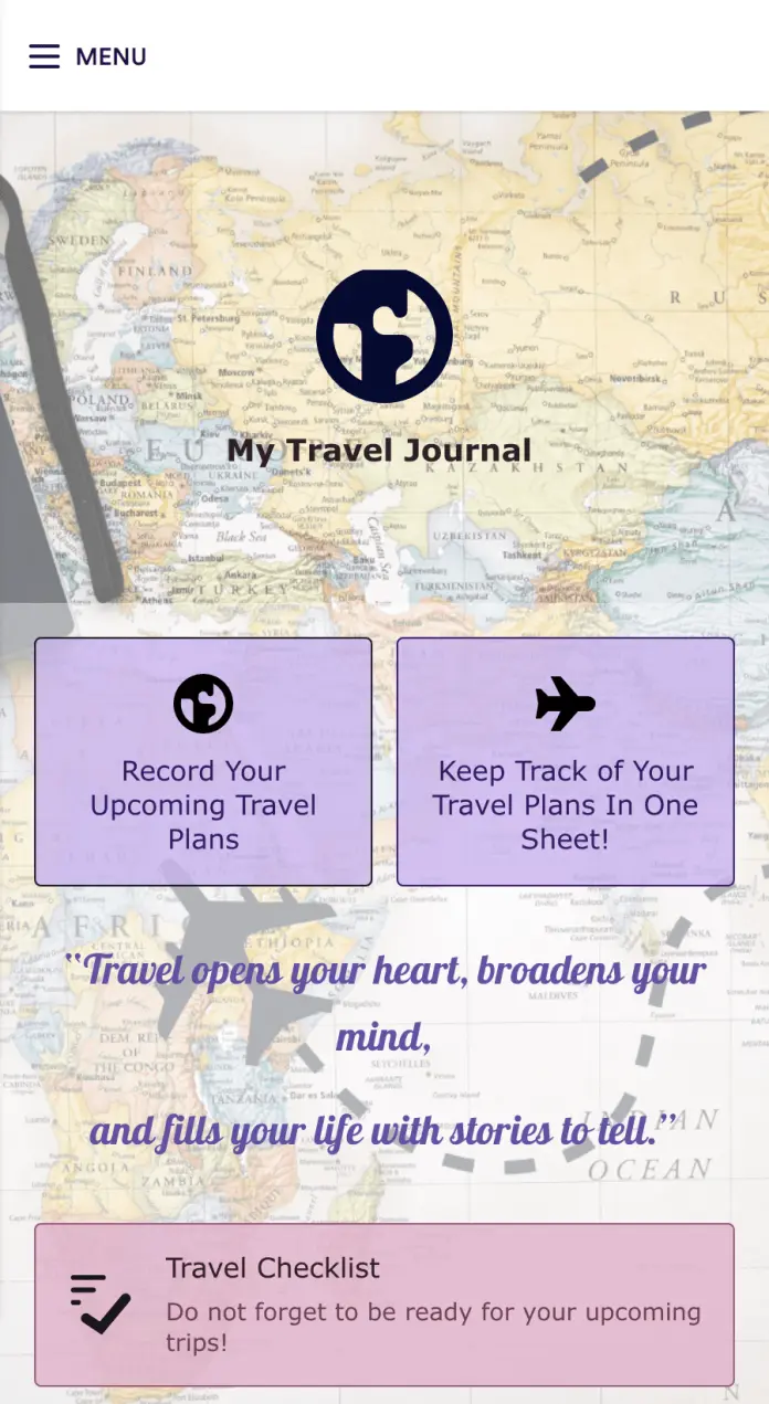 Travel Journal App