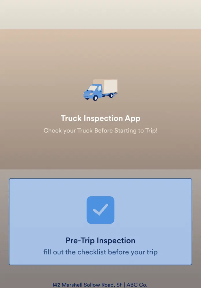 Truck Inspection App