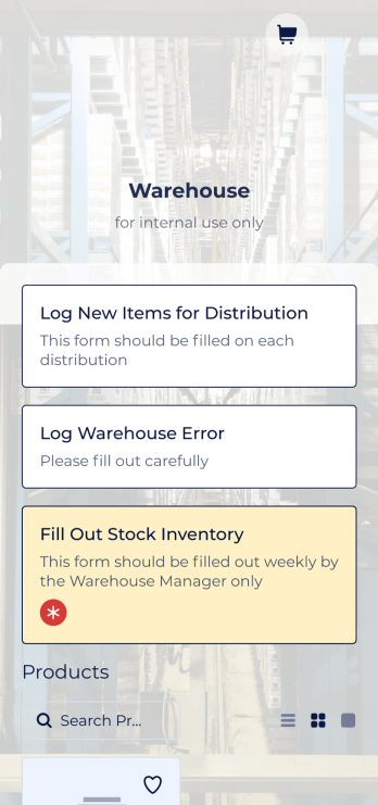 Warehouse Management App Template