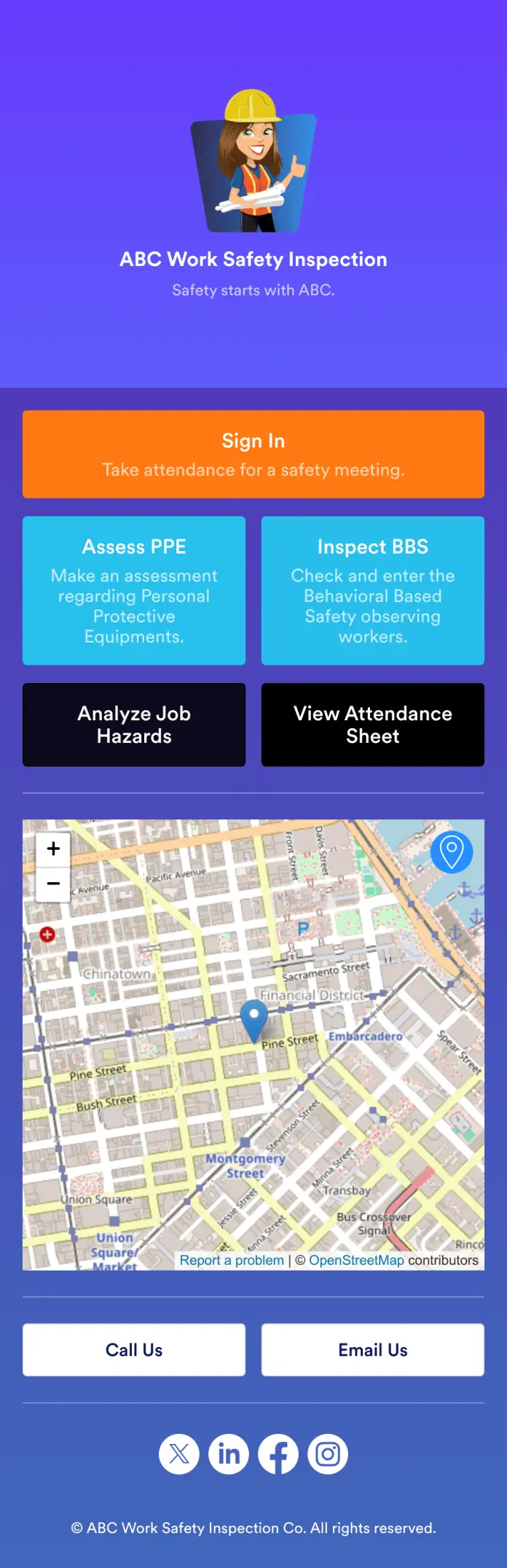 Work Zone Safety App