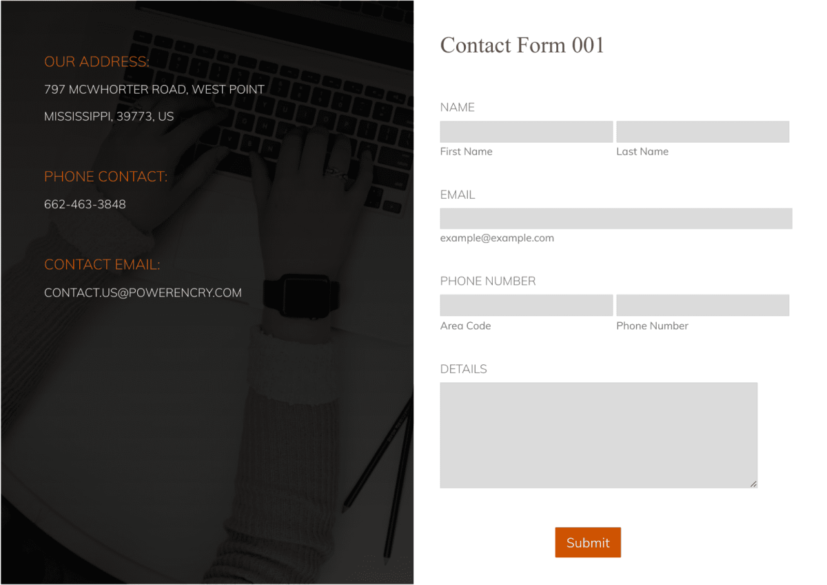 Company Contact Form Template | Jotform