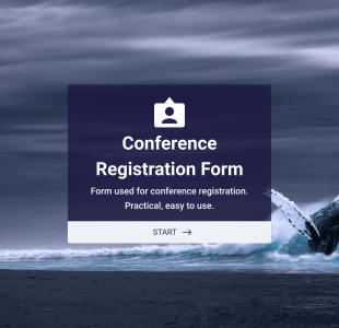 Conference Registration Form With Payment Form Template