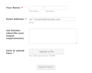 File Upload Form 2 Form Template