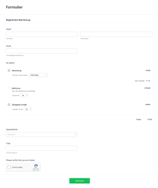 Go Submission Form Template