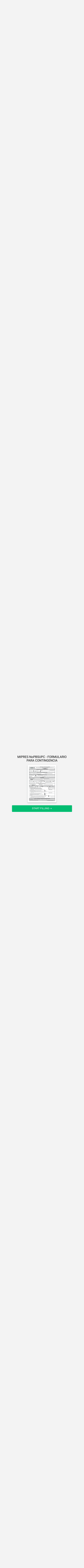 MIPRES NoPBSUPC FORMULARIO PARA CONTINGENCIA Form Template