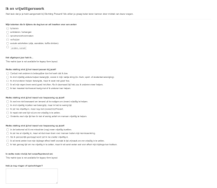 Nul Meting Impact Vrijwilliger Form Template