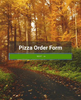 Pizza Order Form Template