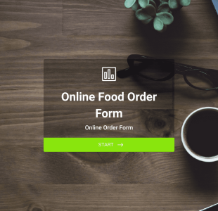 Stripe Online Food Order Form Template