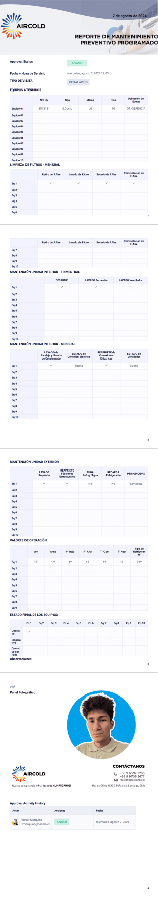 Aircold - HUAP - PDF Templates