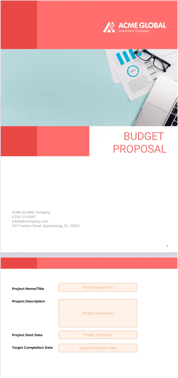 Budget Proposal